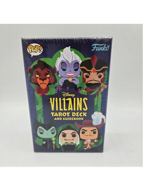 Disney Villains Tarot Deck Funko Pop 78 Cards Guidebook NEW